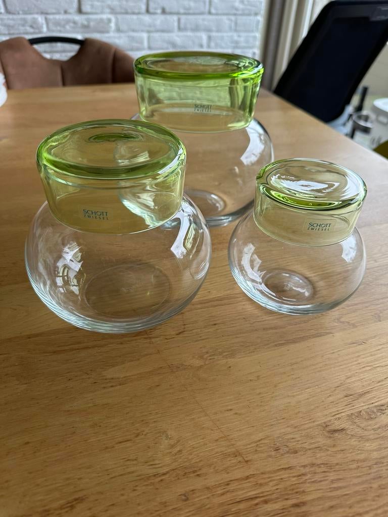 Schott Zwiesel potten vintage, Ophalen of Verzenden, Zo goed als nieuw