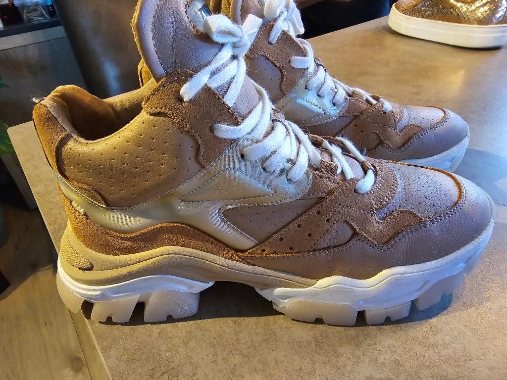 BRONX Sneaker Leer , Maat 40, Bronx, Bruin, Nieuw, Ophalen of Verzenden