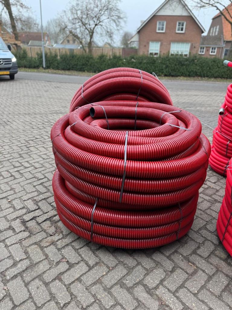 Kabelbeschermingsbuis / Mantelbuis op rol, Scherpe prijzen!, Doe-het-zelf en Verbouw, Buizen en Afvoer, Ophalen, Pvc, 6 meter of meer