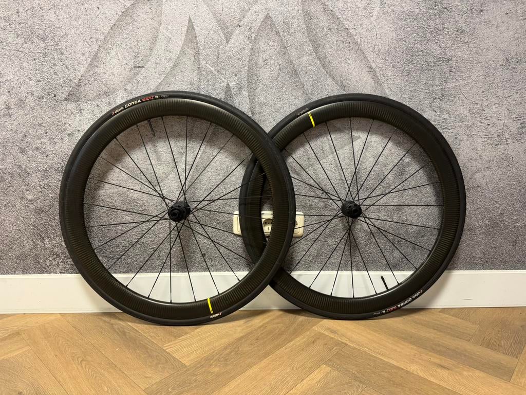 Mavic Cosmic SL 45 Carbon CL Disc Tubeless wielset, Wiel, Gebruikt, Info@unlimitedcolors.nl, Ophalen of Verzenden