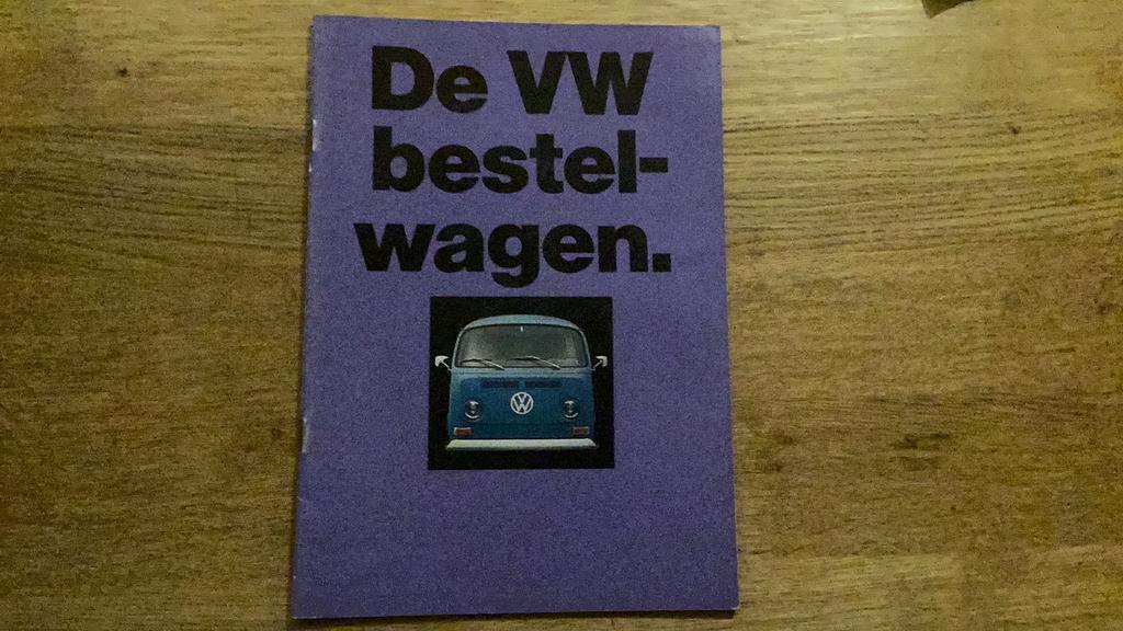 VW Bestelwagen Bus  Brochure - T2 1971 met prijslijst, Ophalen of Verzenden, Gelezen, Volkswagen