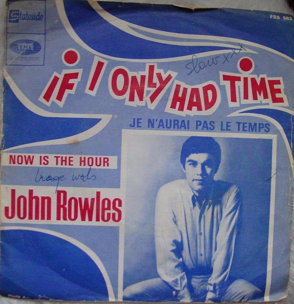 45T 7INCH VINYL SINGLE JOHN ROWLES, Cd's en Dvd's, Ophalen of Verzenden, Zo goed als nieuw, Pop