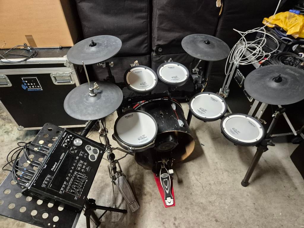 Roland TD-30 + TD-25 Kit + Extra's, Ophalen, Gebruikt, Roland