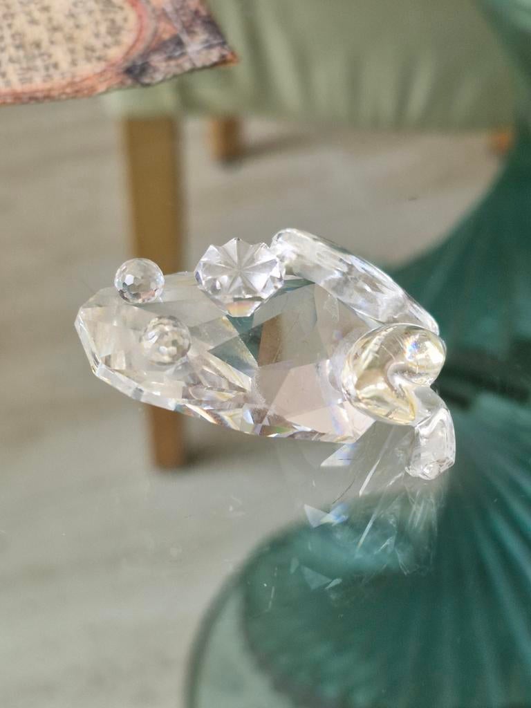 Kristallen Kikker Swarovski Stijl, Ophalen of Verzenden