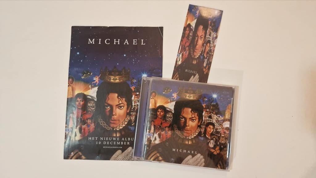 Michael Jackson CD Flyer + Boeklegger, Ophalen of Verzenden, Zo goed als nieuw