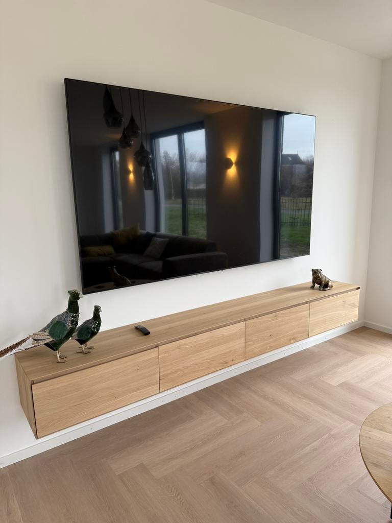 Foto 3 van Tv-meubel massief eiken tv meubels diverse maten tv kasten