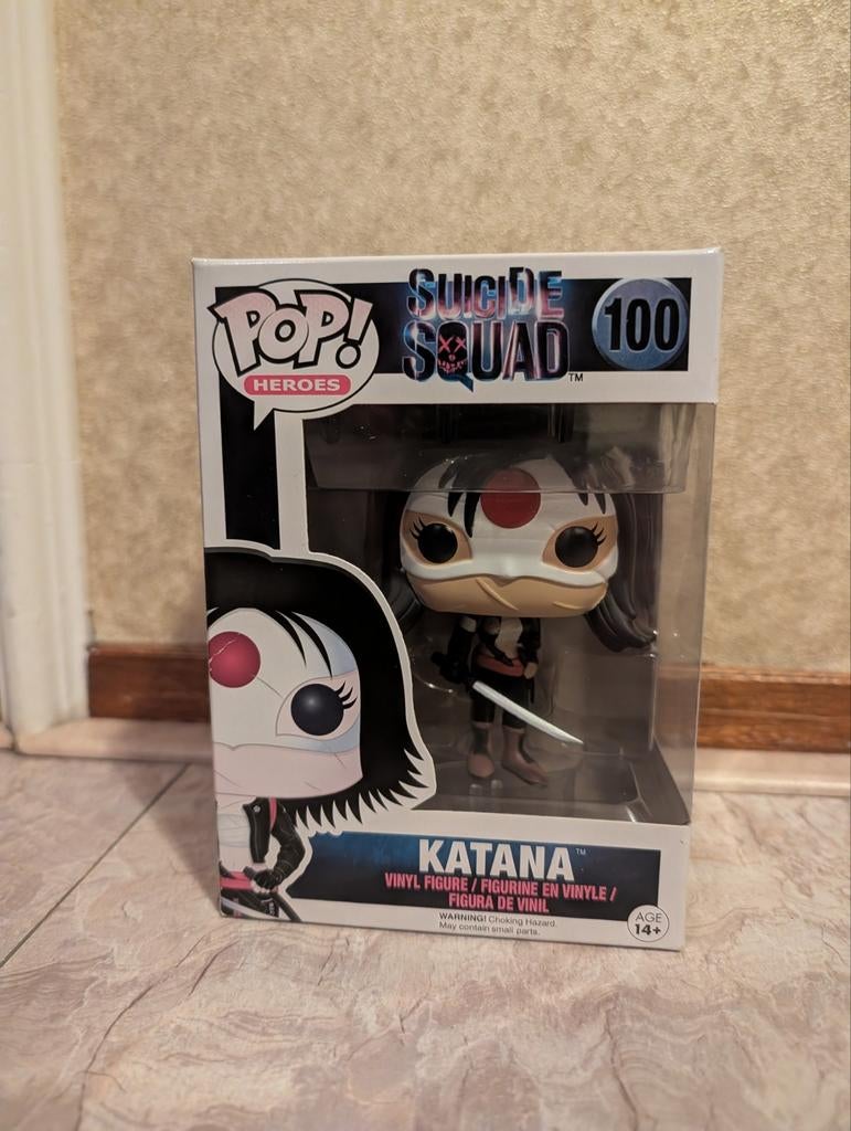 Funko Pop! Heroes: Suicide Squad - Katana #100, Ophalen of Verzenden, Nieuw