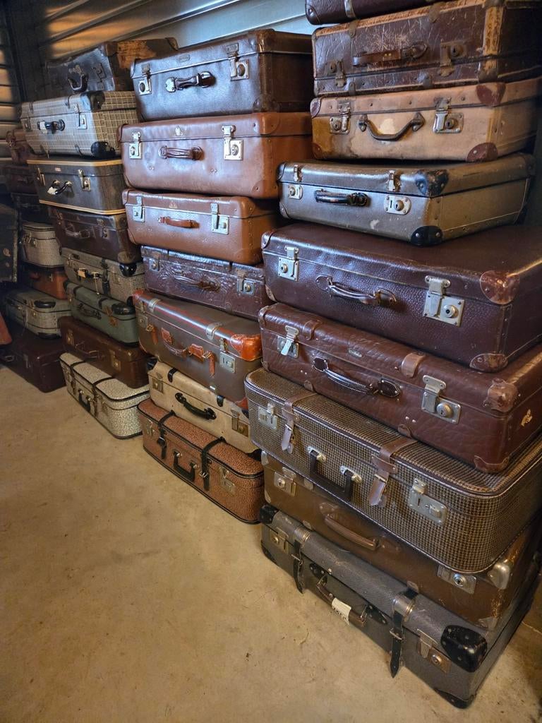 Koffer, Koffers,oude koffers,, Antiek en Kunst, Curiosa en Brocante, Ophalen