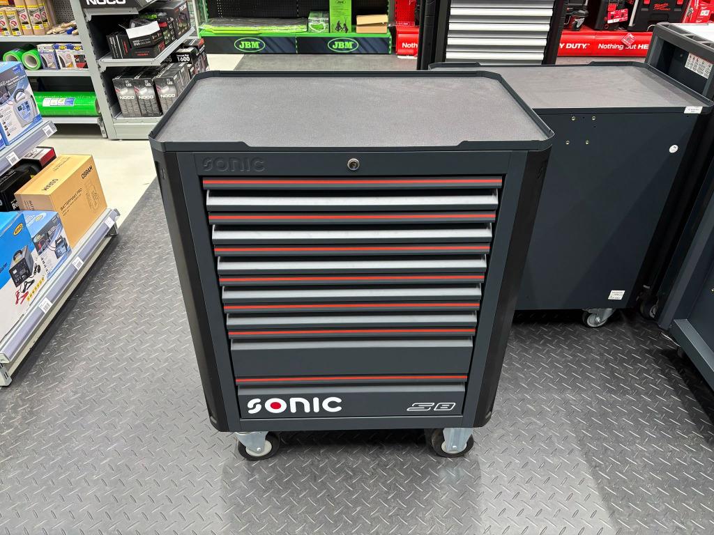 Sonic S8-Next gevulde gereedschapwagen 197-delig, Auto diversen, Autogereedschap, Ophalen of Verzenden, Nieuw