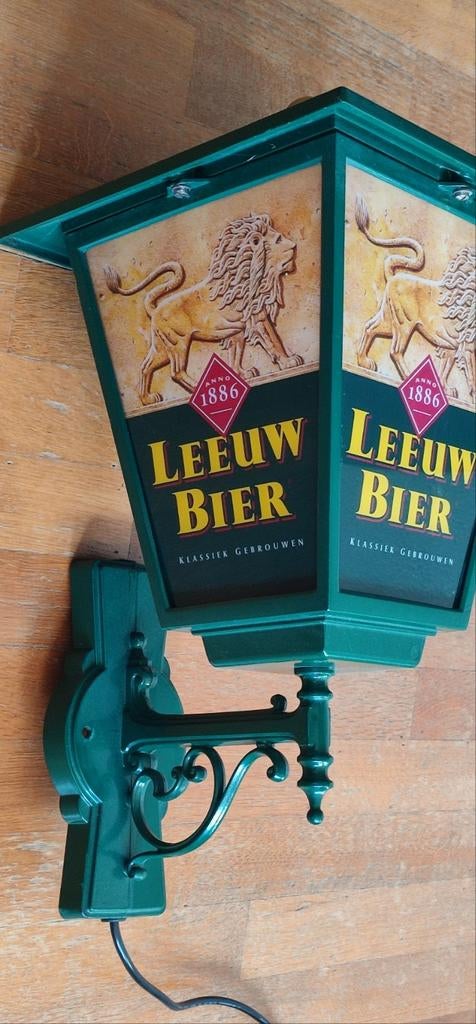 Leeuw bier lamp, Ophalen of Verzenden, Zo goed als nieuw, Reclamebord, Plaat of Schild, Leeuw