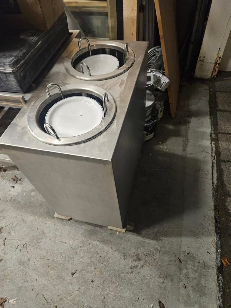 Bordenwagen en Dienbladenwagen, Zakelijke goederen, Horeca | Keukenapparatuur, Ophalen of Verzenden, Gebruikt