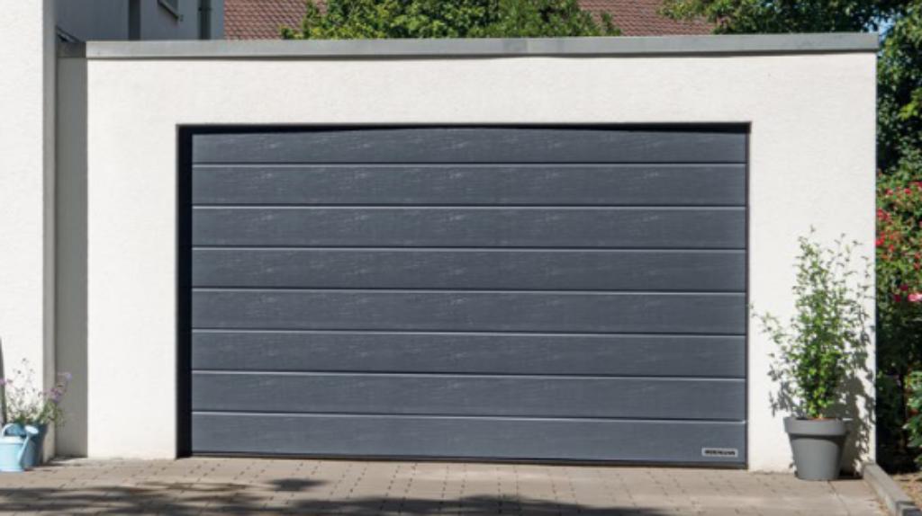 Hörmann LPU 42 garagedeur, Ophalen, Metaal, 120 cm of meer, 215 cm of meer