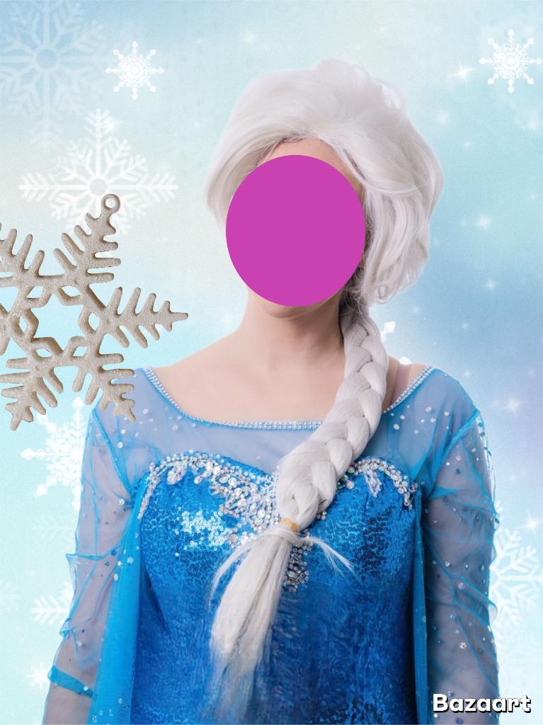 Elsa Frozen jurk, Kleding | Dames, Carnavalskleding en Feestkleding, Maat 38/40 (M), Carnaval, Ophalen of Verzenden, Kleding