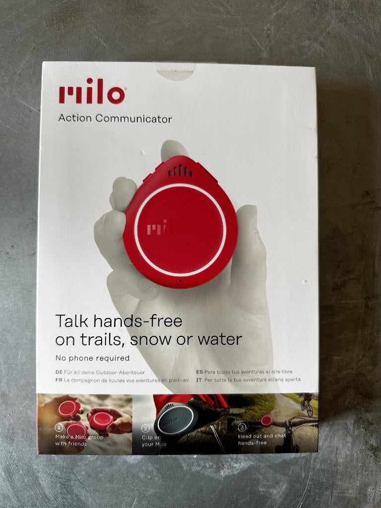 Milo Action Communicator / Walkie-Talkies, Minder dan 2 km, Milo, Contact@okmilo.com, Ophalen of Verzenden