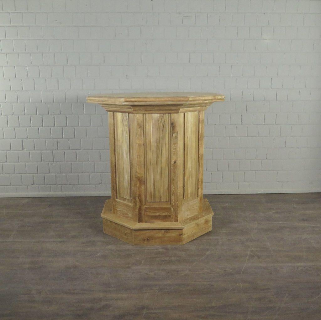 20998 Statafel Bartafel Teak Ø 1,08, Ophalen of Verzenden, Nieuw