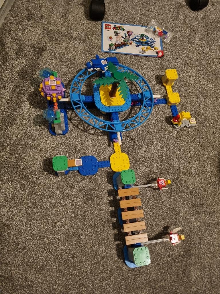 Lego mario 71400, Ophalen of Verzenden, Zo goed als nieuw, Complete set, Lego