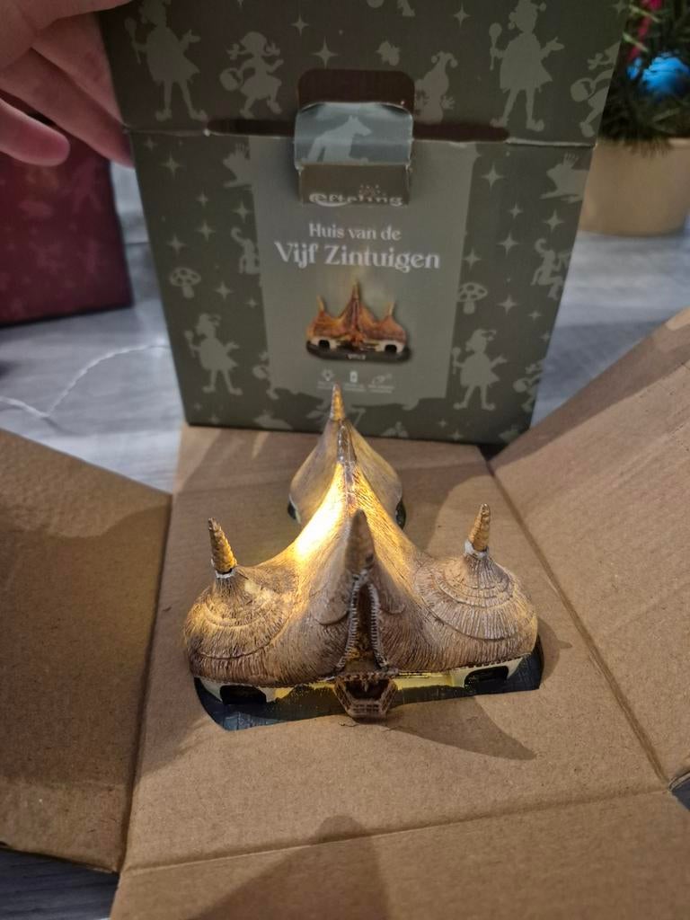 Nieuw efteling entree met licht huis van de vijf zintuigen, Ophalen of Verzenden, Nieuw, Beeldje of Poppetje