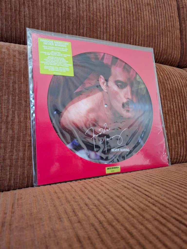 LP PD Freddie Mercury - Never Boring (Ltd. Ed.), Ophalen of Verzenden, Nieuw in verpakking, 12 inch, Poprock