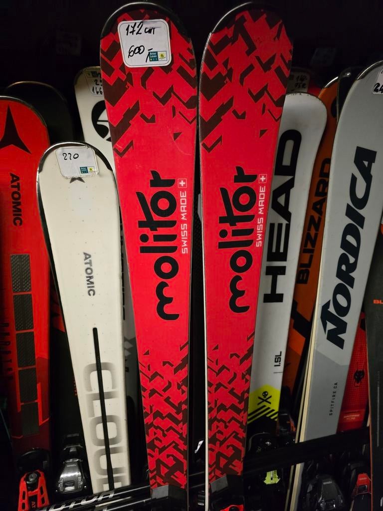 172cm MOLITOR RELEASE R2 STOCKLI GEMAAKT, Sport en Fitness, Skiën en Langlaufen, Zo goed als nieuw, Ski's, Skiën, Overige merken