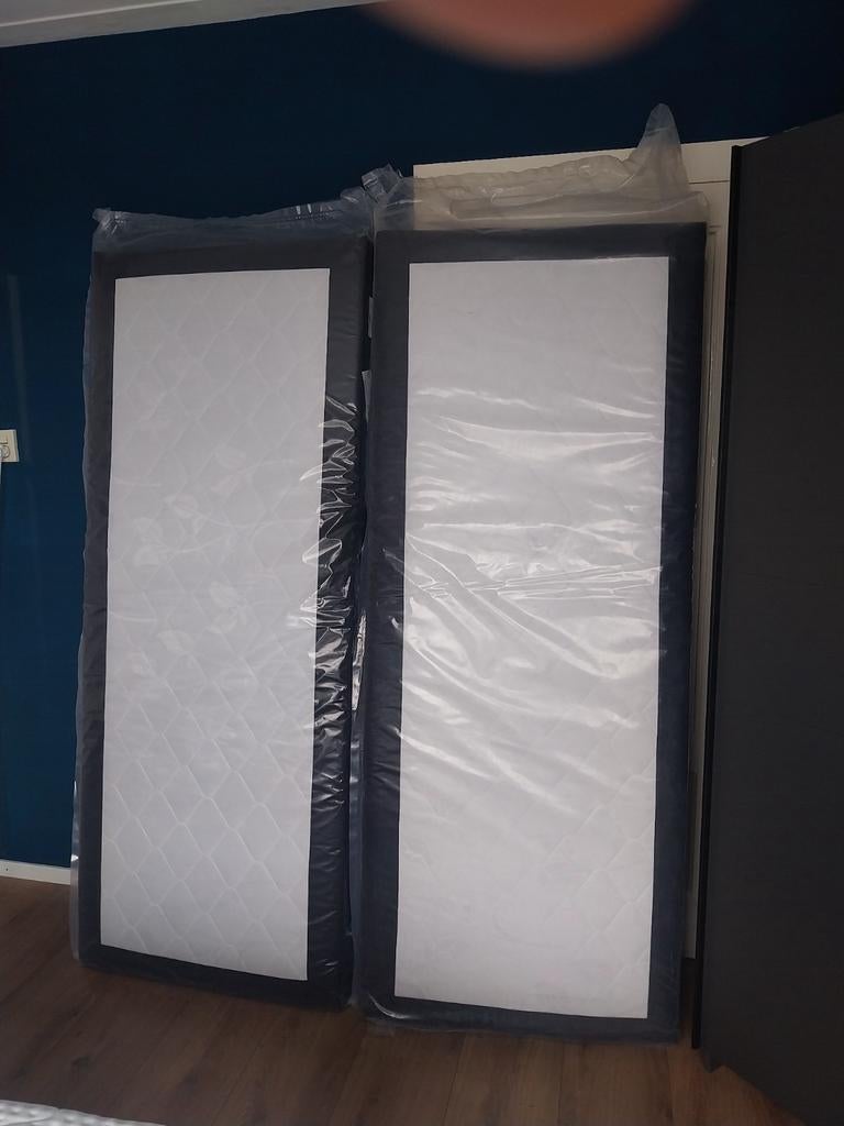 2x Owen Boxspring Matras 80x200 met Topper - Nieuw, Huis en Inrichting, Ophalen of Verzenden