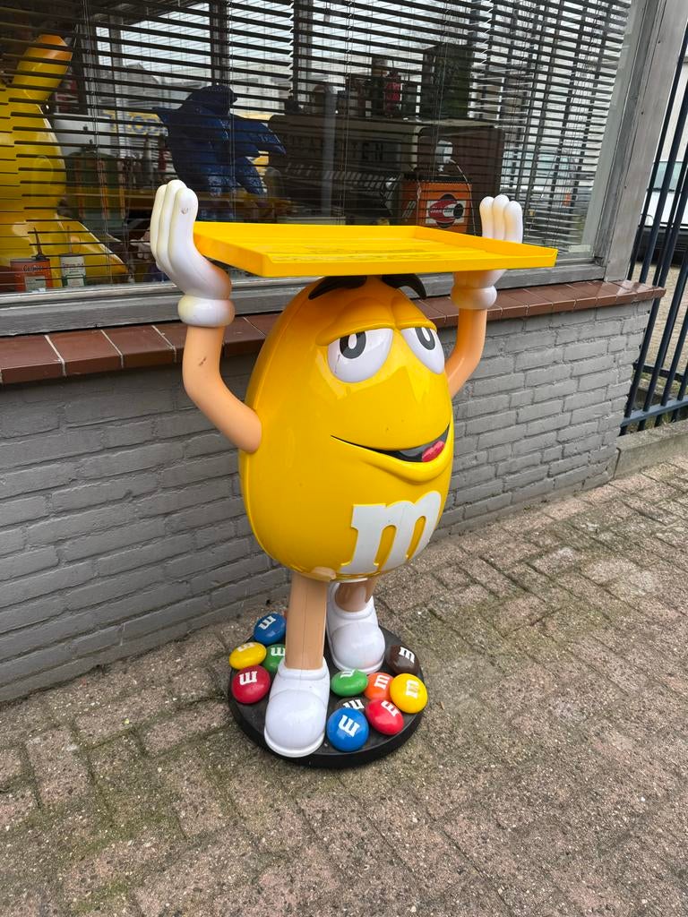 M&M's Reclamebeeld - Geel Display, Ophalen, Gebruikt, ., .