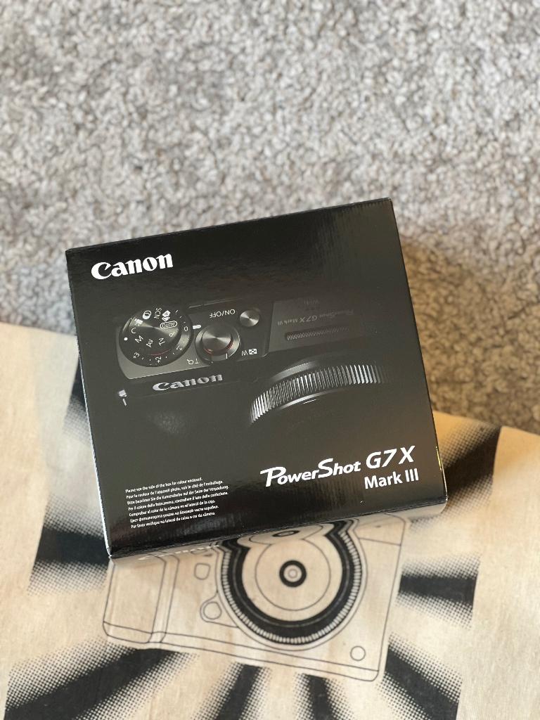 Canon G7X MARK III - Zwart NIEUW, Audio, Tv en Foto, Fotocamera's Digitaal, Canon, Compact, Nieuw, Ophalen of Verzenden