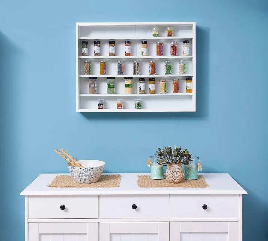 Vitrinekast  60x80x9,5, Huis en Inrichting, Kasten | Vitrinekasten, Ophalen, Met deur(en), 50 tot 100 cm, Zo goed als nieuw