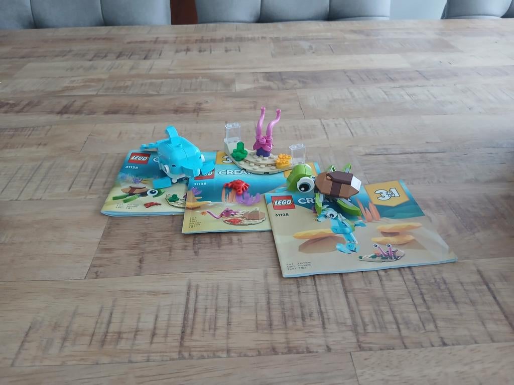 Lego Creator 3in1 31128 - Prachtige Onderwaterwereld!, Ophalen of Verzenden, Zo goed als nieuw, Complete set, Lego