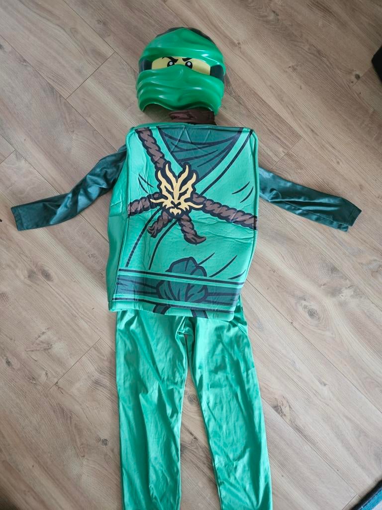 Lego Ninjago Lloyd kostuum / verkleedpak maat m 7-8 jaar, Kinderen en Baby's, Carnavalskleding en Verkleedspullen, Ophalen of Verzenden