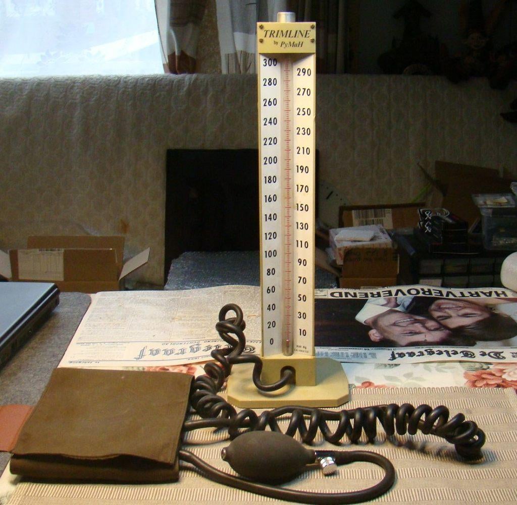 Mooie antieke bloeddrukmeter Pymah Trimline, Ophalen of Verzenden