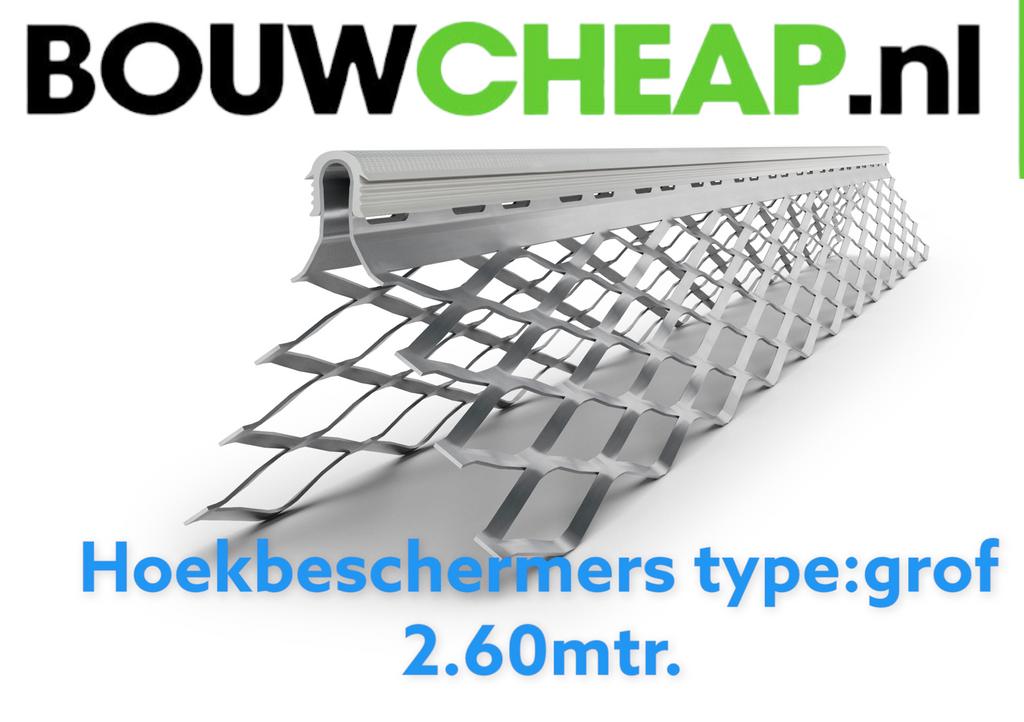Hoekbeschermers 2.60mtr BOUWCHEAP heeft grote voorraad bosje, Ophalen of Verzenden, Nieuw