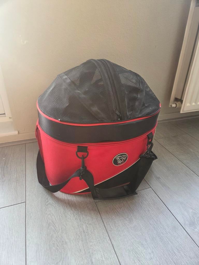 Mooi hondenmandje voor fiets en auto!, Ophalen, Zo goed als nieuw, Stof