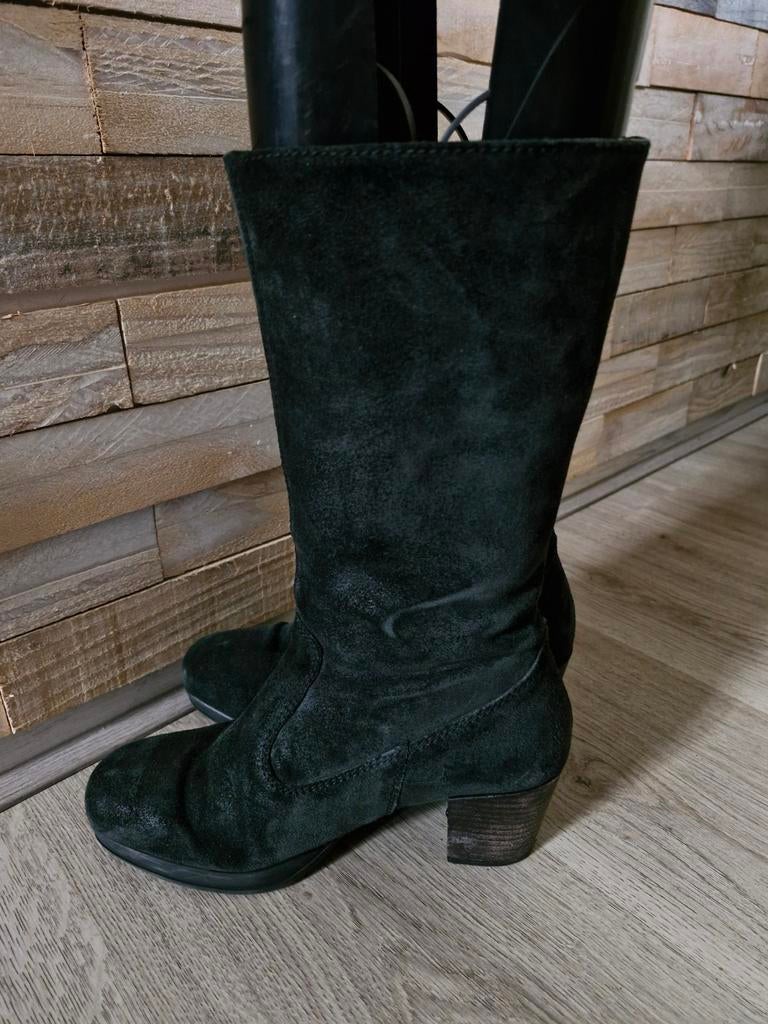 Wolky suede leren laarzen Maat 38, Kleding | Dames, Schoenen, Hoge laarzen, Wolky, Zwart, Ophalen of Verzenden