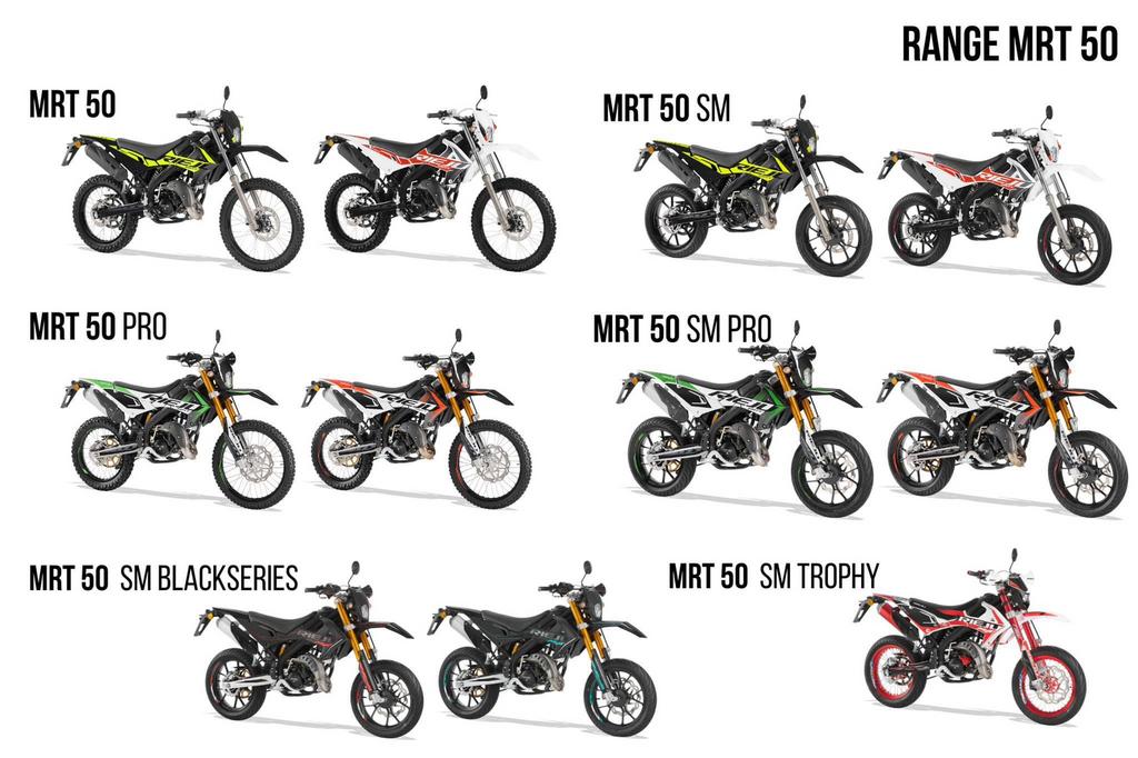 RIEJU SUPERMOTO MRT50 RANGE EN OFF-ROAD  MRT 50 RANGE, Fietsen en Brommers, Brommers | Overige merken, Ophalen of Verzenden, Nieuw
