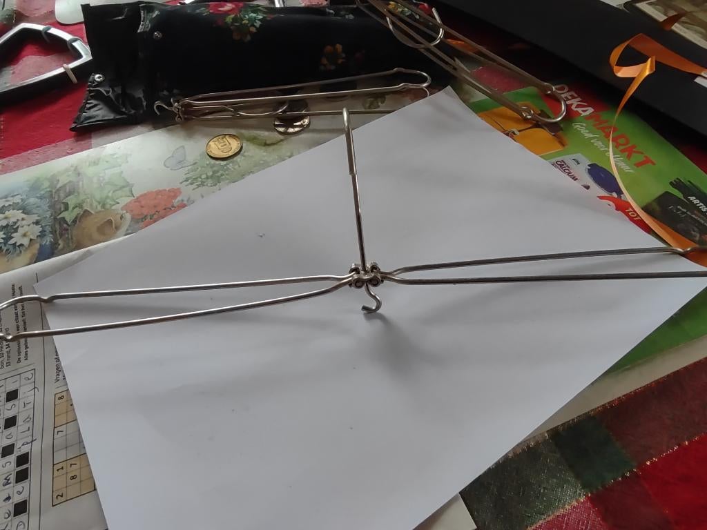 Reis kleerhangers in hoes., Antiek en Kunst, Ophalen of Verzenden