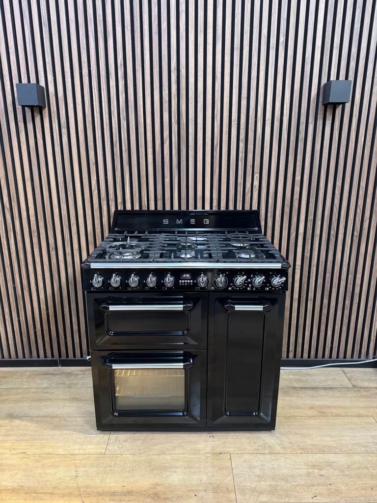 Luxe hoogglans Smeg Victoria Fornuis 90 cm (Gratis bezorgen), Witgoed en Apparatuur, Fornuizen, 5258sh, Ophalen of Verzenden, Zo goed als nieuw