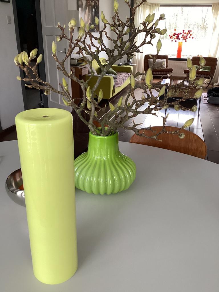 Murano glazen cilinder lamp jaren ‘50 ‘60 Massimo Vignelli, Ophalen of Verzenden