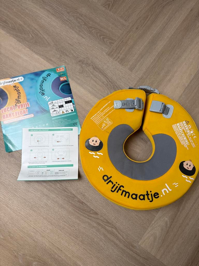Drijfmaatje M/L 0-12 maanden, Kinderen en Baby's, Ophalen of Verzenden, Gebruikt, Badzitje of Badring, Overige merken