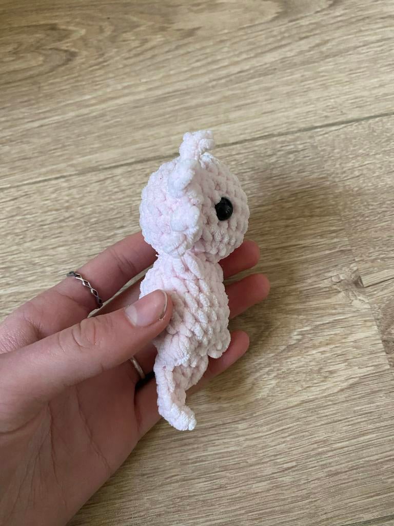 Gehaakte Axolotl van Velvet Garen, Ophalen of Verzenden, Nieuw, Haken, Overige typen