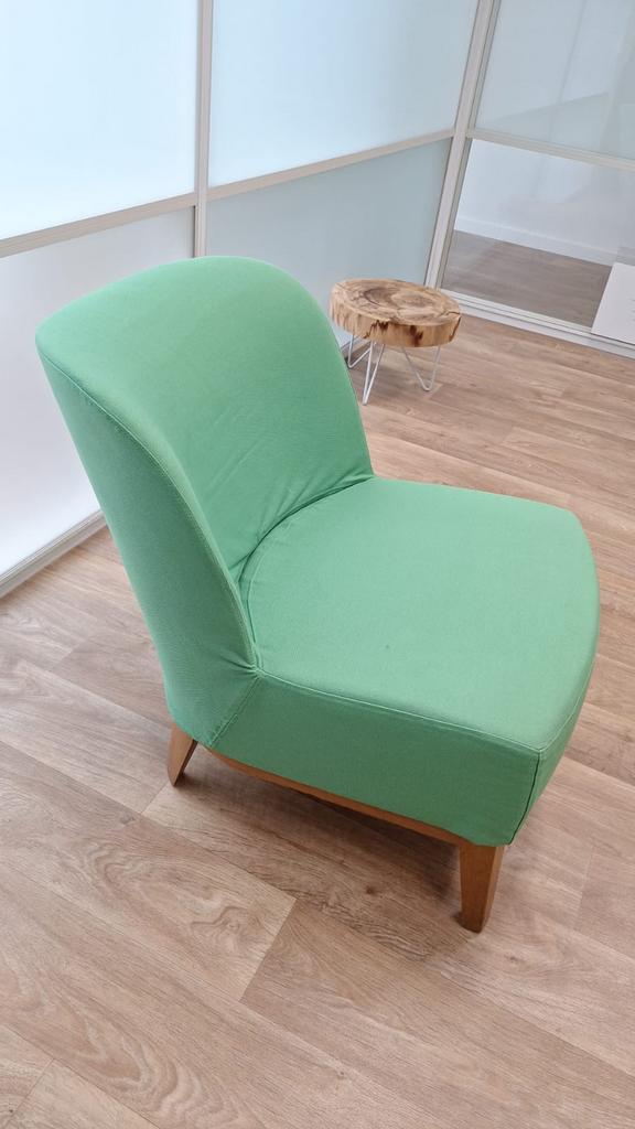 Groene hoes - IKEA Stockholm, Huis en Inrichting, Fauteuils, Ophalen, Zo goed als nieuw, Minder dan 75 cm, 50 tot 75 cm