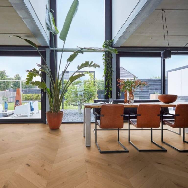 Hongaarsepunt Lamel Parket Rustiek Natural - vooraf geolied, Parket, Bruin, Nieuw, Ophalen of Verzenden