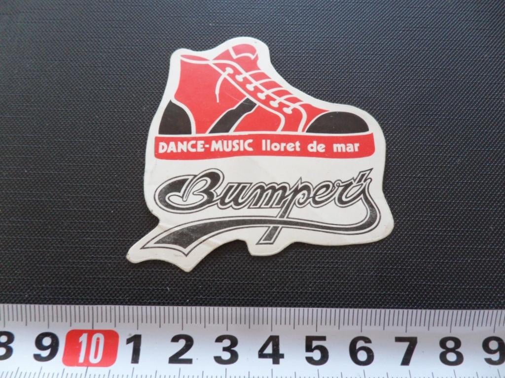 sticker dance-music lloret de mar BUMPERS, Ophalen, Zo goed als nieuw