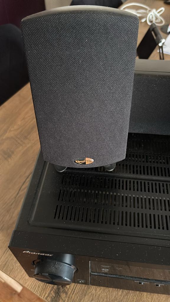 Klipsch THX Luidsprekers 5.1 set - Zo goed als nieuw!, Audio, Tv en Foto, Luidsprekers, Zo goed als nieuw, 60 tot 120 watt, Front, Rear of Stereo speakers