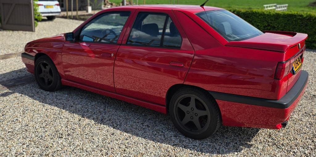 Alfa Romeo 155 1.8 Twin Spark 1995 Rood, Voorwielaandrijving, Stof, 1225 kg, 4 cilinders