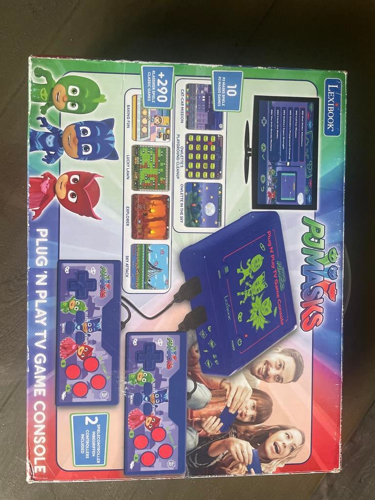 Lexibook PJ Masks Spelcomputer, Spelcomputers en Games, Spelcomputers | Atari, Ophalen, Met games, Overige modellen, Met 2 controllers