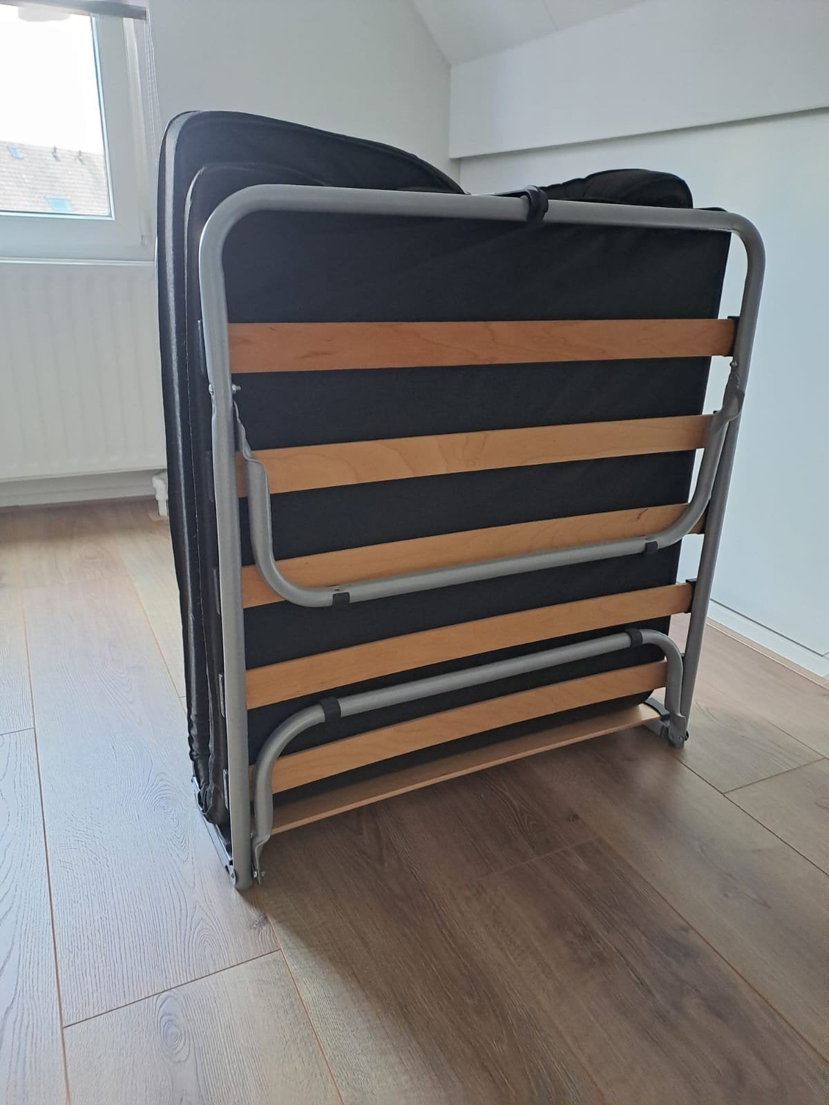 0pklapbed, Huis en Inrichting, Slaapkamer | Bedden, Ophalen, Gebruikt, Eenpersoons, 190 cm of minder