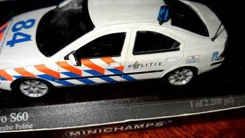 Minichamps 430171290 Volvo S60 KLPD Nederlandse politie, Ophalen of Verzenden, Nieuw, Auto, MiniChamps
