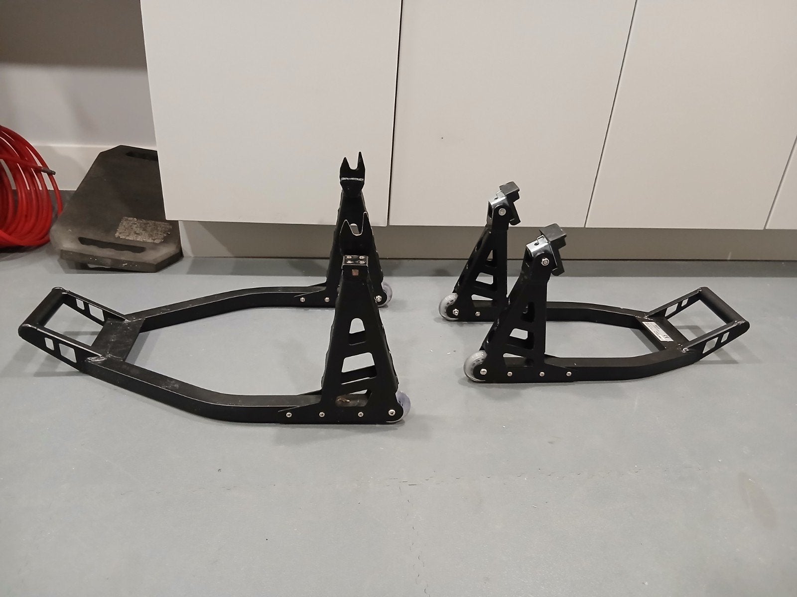 Paddock stand voor + achter, Ophalen of Verzenden, Gebruikt