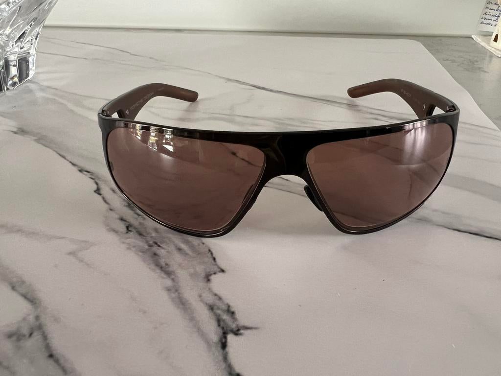 Porsche Design Bril P.8457 - Stijlvolle Zonnebril, Zonnebril, Bruin, Zo goed als nieuw, Ophalen