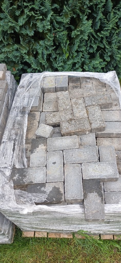 Klinkers blauw 48m2, Tuin en Terras, Ophalen, Gebruikt, Klinkers, 10 m² of meer